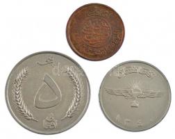 Afganisztán 1951. 25p Br + 1961. 2A acél + 5A acél T:2- patina, ph
Afghanistan 1951. 25 Pul Br + 19...