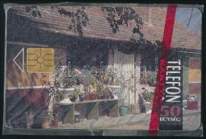 1993 Matáv 50 egységes bontatlan telefonkártya, alföldi tanyavilág