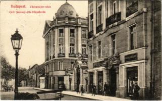 1914 Budapest XII. Városmajor utca, Gróf Semsey féle bérpalota, Bányász Ágoston és Bernvallner Imre üzlete