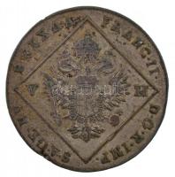 1802G 7kr Ag "I. Ferenc" Nagybánya (4,93g) T:2,2- / Hungary 1802G 7 Kreuzer Ag "Franz...