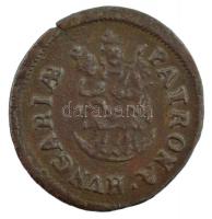 1707K-B Rézpoltúra "II. Rákóczi Ferenc", Jézus a jobb karon! Körmöcbánya (1,97g) T:2,2- Hu...