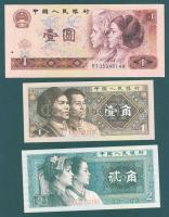 Kína 1953-1999. 9 klf bankjegy + 2 klf régebbi tartományi bankjegy + 1 db Hong Kong összesen 12 klf ...