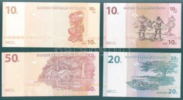 Kongó 1997-2003. 8 klf bankjegy T:I