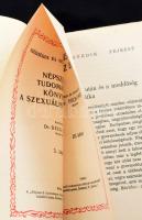 Décsi Imre: A nemi élet és az erotika. Egészséges és beteg szerelem. I-IV. kötet. [Két kötetbe kötve...