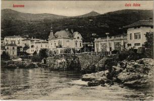 1910 Lovran, Lovrana; Café Adria, hotels (EK)