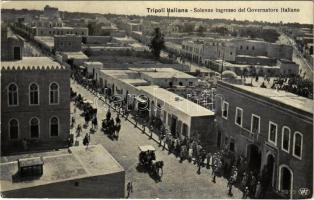 1914 Tripoli Italiana, Solenne ingresso del Governatore Italiano / Solemn entry of the Italian Governor + K.u.K. Festungsartillerieregiment Freiherr von Rouvroy Nr. 5. Ersatzkompaniekader Nr. 1.