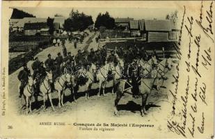1902 Armée Russe, Cosaques de Sa Majesté lEmpereur, Fanfare du régiment / Orosz hadsereg kozákjai / Russian Army, cossacks