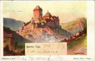 1903 Karlstejn, Hrad Karluv Tyn / castle s: K. Liebscher (EK)
