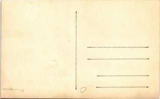 Első világháborús magyar lovaskatona előőrsön / WWI Hungarian cavalryman. photo