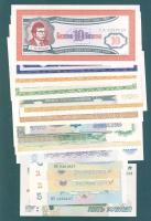 Oroszország hivatalos és privát kiadások 16 klf modern bankjegy T:I