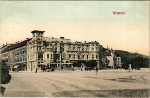 1906 Brassó, Kronstadt, Brasov; Rezső körút, Kertsch nyaraló / street view, villa (EK)