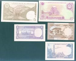 Pakisztán 5 klf modern bankjegy T:I