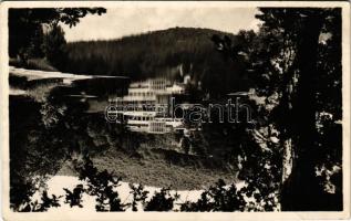 1942 Szováta, Sovata; Medve-tó. Körtesi Károly fényképész felvétele és kiadása / Lacul Ursu / lake