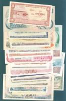 Vietnám (Észak-, Dél-, Egyesült) 25 klf modern bankjegy T:I,I-,II(csak 2x)