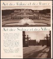 cca 1930-1940 Párizs, Franciaország, 2 db képes francia utazási, idegenforgalmi kiadvány