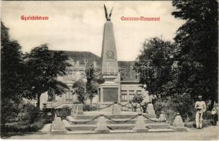 Gyulafehérvár, Alba Iulia, Karlsburg; Custozza szobor / monument