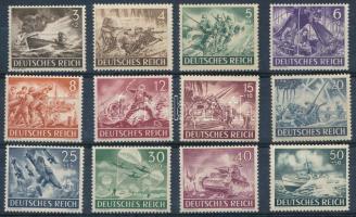 1944 A Wehrmacht napja (I.) és (II.) sor 2 db stecklapon Mi 831-842 és 873-885