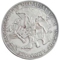 Olaszország DN Raffaello Sanzio / Enciclopedia Numismatica Internazionale kétoldalas, jelzett Ag emlékérem (25,02g/0.925/40mm) T:1 (eredetileg PP) Italy ND Raffaello Sanzio / Enciclopedia Numismatica Internazionale double sided, hallmarked Ag commemorative medallion (25,02g/0.925/40mm) C:UNC (originally PP)