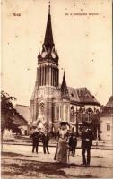 Arad, Új evangélikus templom. Husserl M. kiadása / New Lutheran church (apró lyuk / tiny pinhole)