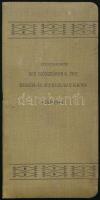 1910 A M. kir. Diósgyőri Vas- és Acélgyár története 1765-1910, német nyelven, Szelényi és Társa Nyomda, Miskolc, a gyár látképével és épületeinek térképével, alul a lapok foltosak, vászonba kötve, 85p