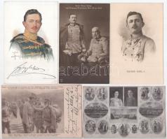 IV. Károly és Zita - 5 db régi képeslap / Charles I of Austria and Zita - 5 pre-1945 postcards