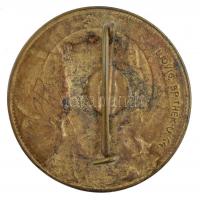 1930. "Santus Emericus (Szent Imre)" Br jelvény, hátoldalán "Ludvig Bp. Thék u. 44.&q...