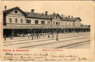 1903 Dombóvár, Új Dombóvár vasútállomás. Möhsl József fényképész (EK)