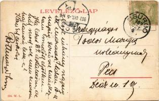 1907 Csurgó (Somogy), Magyar Korona szálloda. W.L. 534. (EK)