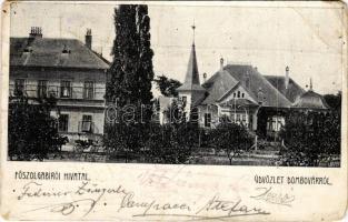 1902 Dombóvár, Főszolgabírói hivatal (szakadás / tear)