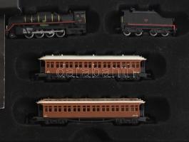 Minitrains vasúti makett (3db) eredeti dobozában + 1 db DVD