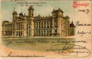 1902 Budapest V. Igazságügyi palota. litho (EK)