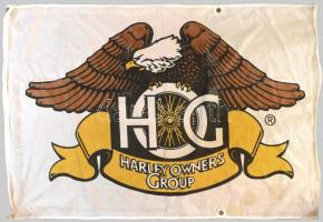 Harley-Davidso zászló, kicsit koszos, 90x140cm