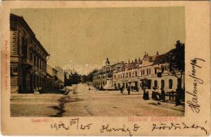 1902 Szekszárd, Szegzárd; Garai tér, Spitzer József és fiai üzlete (EK)