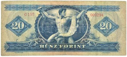 1947. 20Ft "C 157 009294" T:III- vágott
Adamo F10
