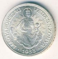 1933. 2P Ag "Madonna" T:2 kis ph.