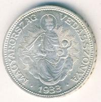 1933. 2P Ag "Madonna" T:2 kis ph.