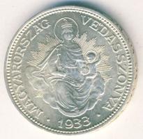 1933. 2P Ag "Madonna" T:2 kis ph.