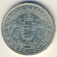 1933. 2P Ag "Madonna" T:2 kis k