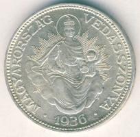 1936. 2P Ag "Madonna" T:2/3