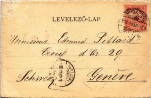 1903 Hortobágy. Magyar folklór művészlap / Hungarian folklore art postcard (fl)