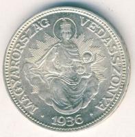 1936. 2P Ag "Madonna" T:2 apró ph.