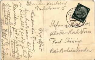 1939 Karlovy Vary, Karlsbad; spa guests. K. Hubl photo (fa)