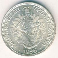 1936. 2P Ag "Madonna" T:2 apró ph.