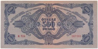 1945. 500P "K 324 067385" sorszámmal T:I,I-
Adamo P19