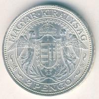 1938. 2P Ag "Madonna" T:1/2 apró ph