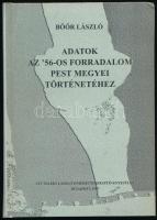 Böőr László: Adatok az '56-os forradalom Pest megyei történetéhez. Bp.,1997., TIT Teleki László Ismeretterjesztő Egyesület. Kiadói kartonált papírkötés. Megjelent 1000 példányban.