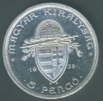 1938. 5P Ag "Szt.István" T:2 kis ph.