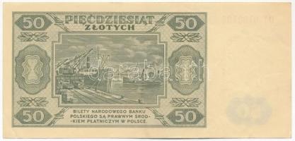 Lengyelország 1948. 50Zl "DI 9102134" T:III 
Poland 1948. 50 Zlotych "DI 9102134&quo...