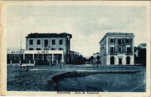 1933 Riccione, Viale M. Ceccarini, Albergo Lido / street view, hotel (EB)