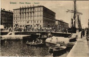 Trieste, Trieszt; Ponte Rosso, Canale / bridge, canal